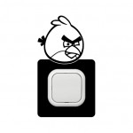 Mérges Madár kapcsoló védőmatrica