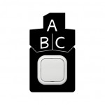 ABC kapcsoló védőmatrica
