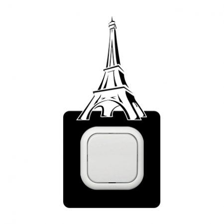 Eiffel kapcsoló védőmatrica