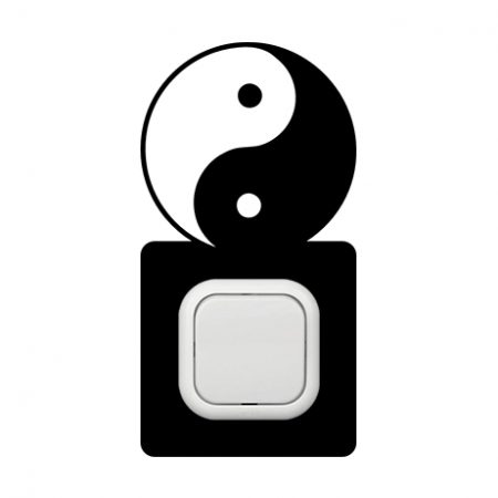 Yin Yang kapcsoló védőmatrica